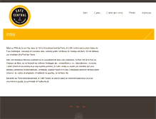Tablet Screenshot of cafecentralparis.com